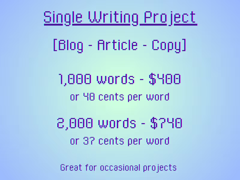 Cover image for Single Health Writing Project