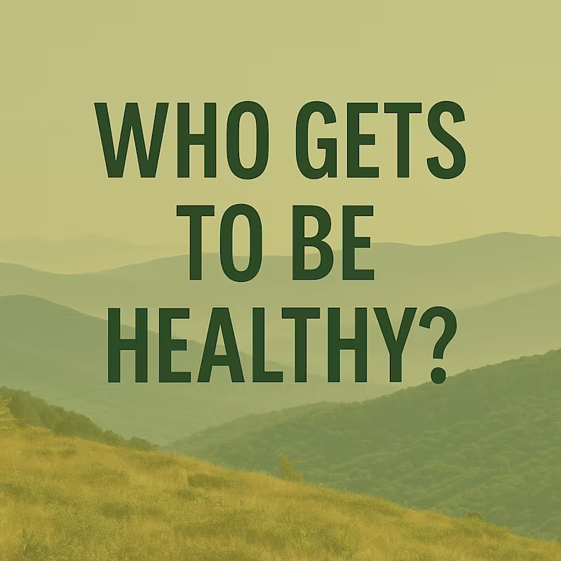 Cover image for Who Gets to Be Healthy? The Politics of Wellness