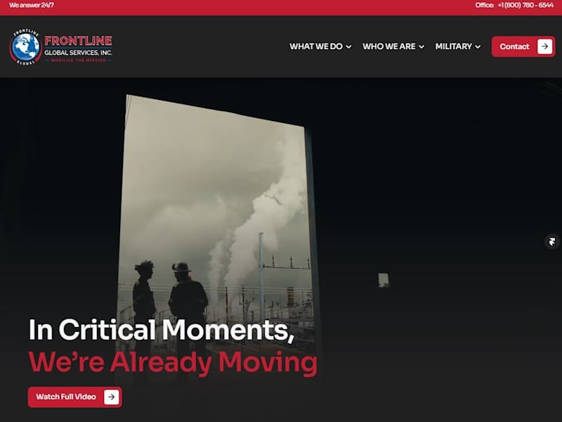 Cover image for Frontline Global Services - Turnkey Industrial Services