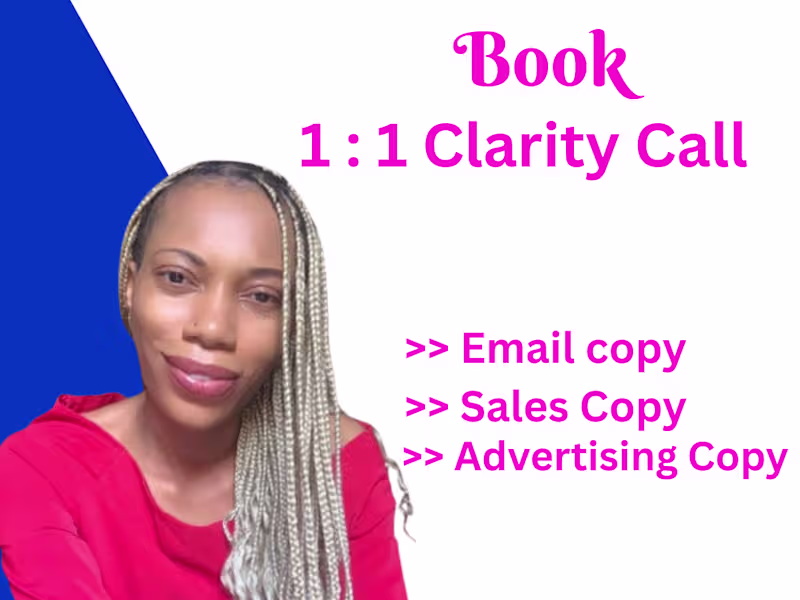 Cover image for I write sales copies that connects and convince, & increase sale
