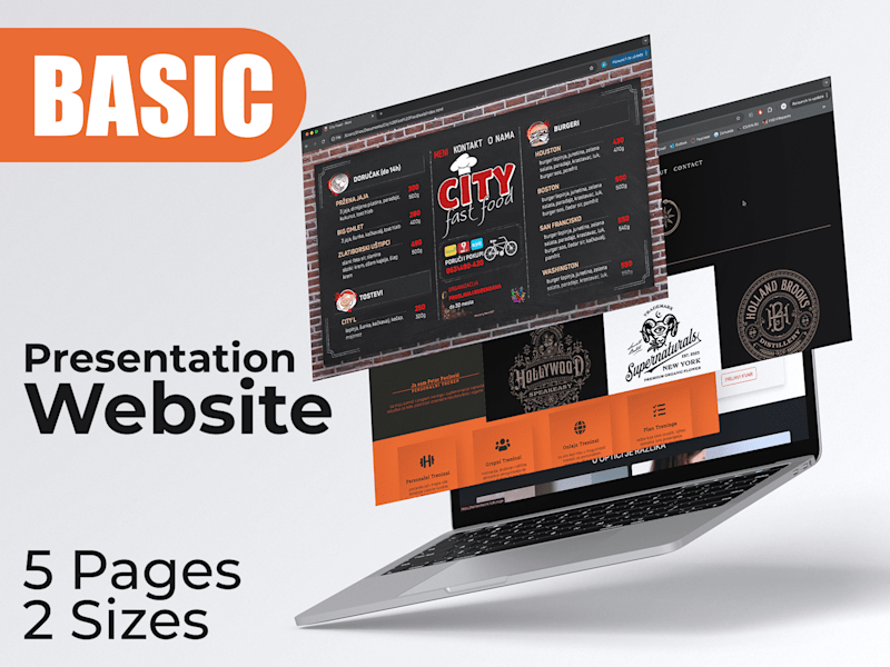 Cover image for Basic Website Package – 5 Pages, 2 Breakpoints, 1 Revision