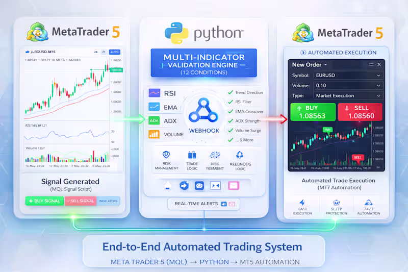 Cover image for Developed an automated options trading
