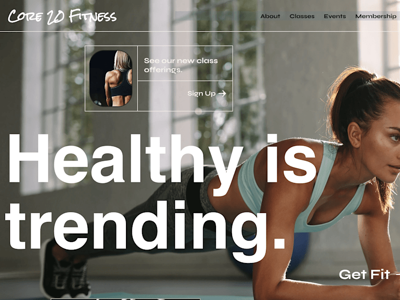Cover image for Modern Clean Website on Wix Studio or Webflow