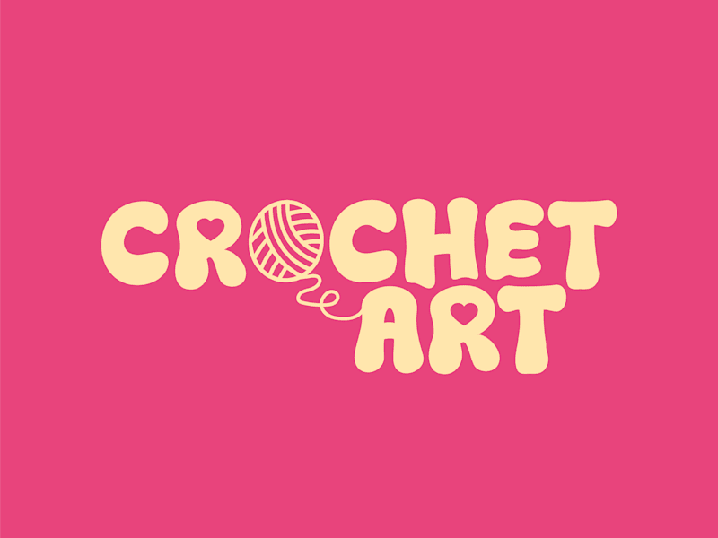 Cover image for crochet art| brand identity| brand designing| logo designing