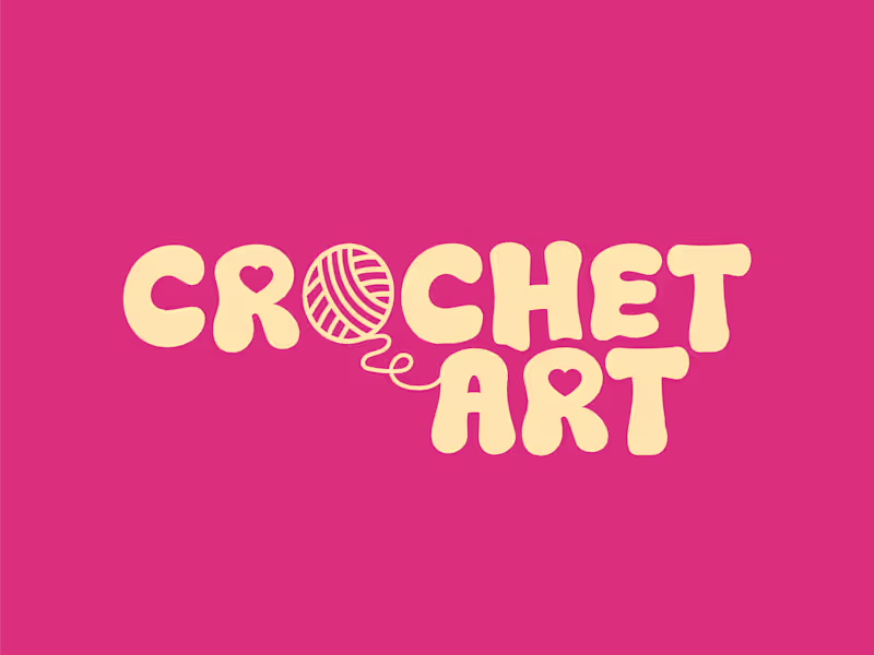 Cover image for crochet art| brand identity| brand designing| logo designing