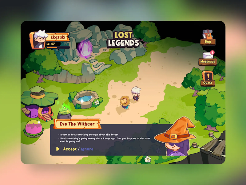 Cover image for Lost Legend Game UI