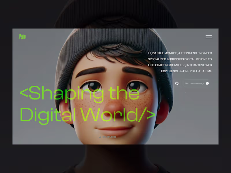 Cover image for Paulo Front end portfolio Framer Development