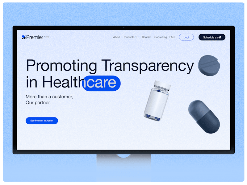 Cover image for Premier Pharma' s Website Transformation