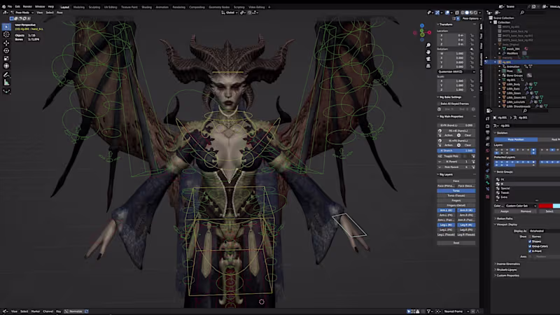 Cover image for Blender 3D rig portfolio