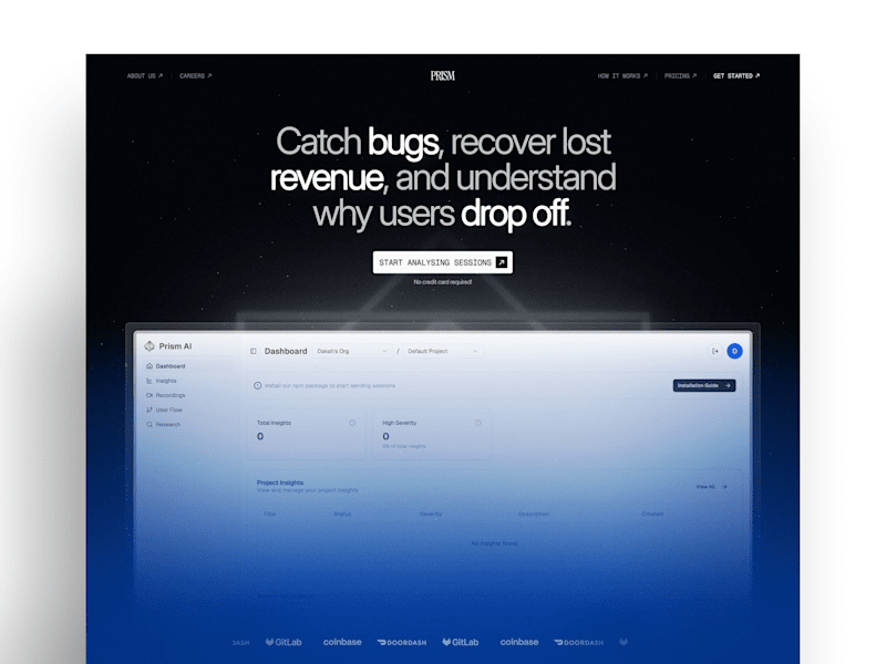 Cover image for Prism AI: Landing Page Concept That Sells the Vision in Seconds