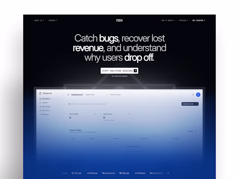 Cover image for Prism AI: Landing Page Concept That Sells the Vision in Seconds