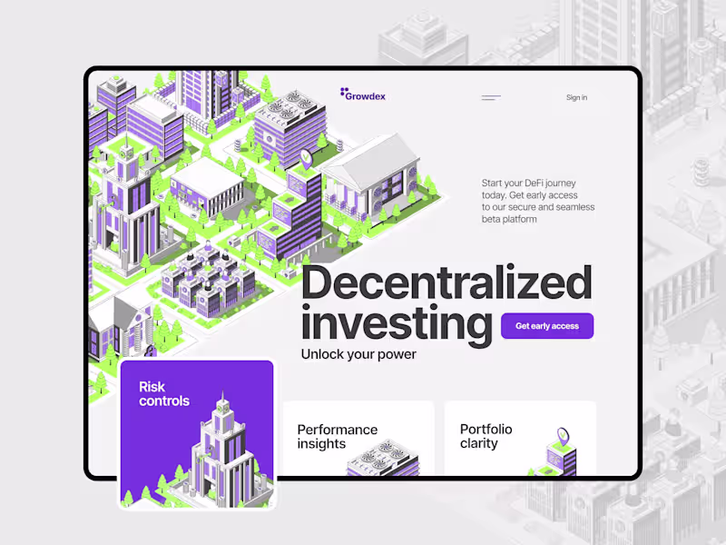 Cover image for Landing page design & Framer development