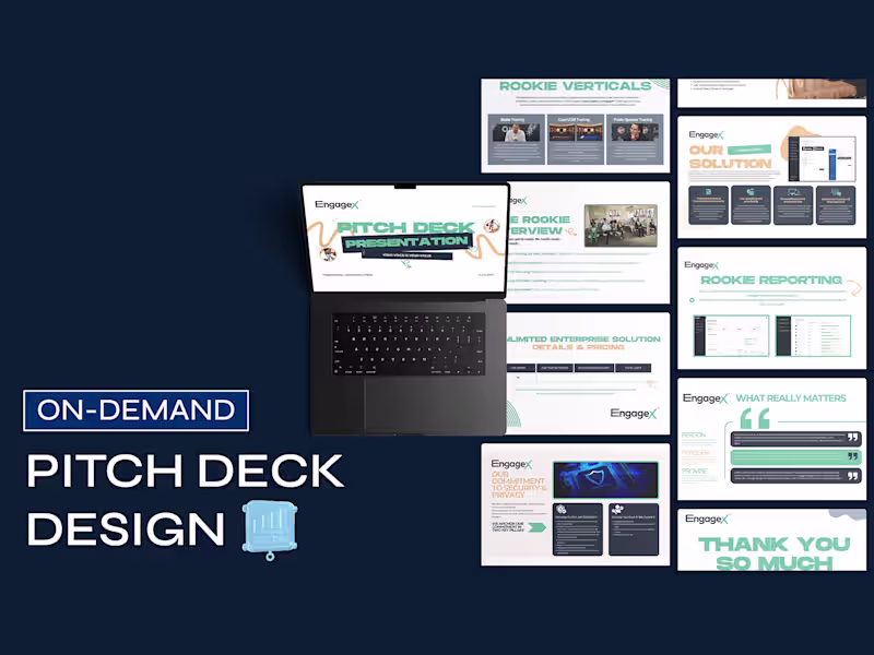 Cover image for Pitch Deck design for (Pre-seed & Series Round)