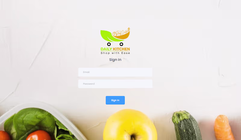 Cover image for Daily Kitchen Grocery Delivery Web Application