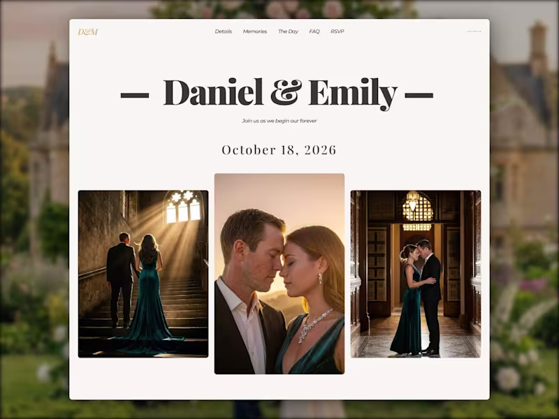 Cover image for LOVEL — Wedding Invitation and Memories