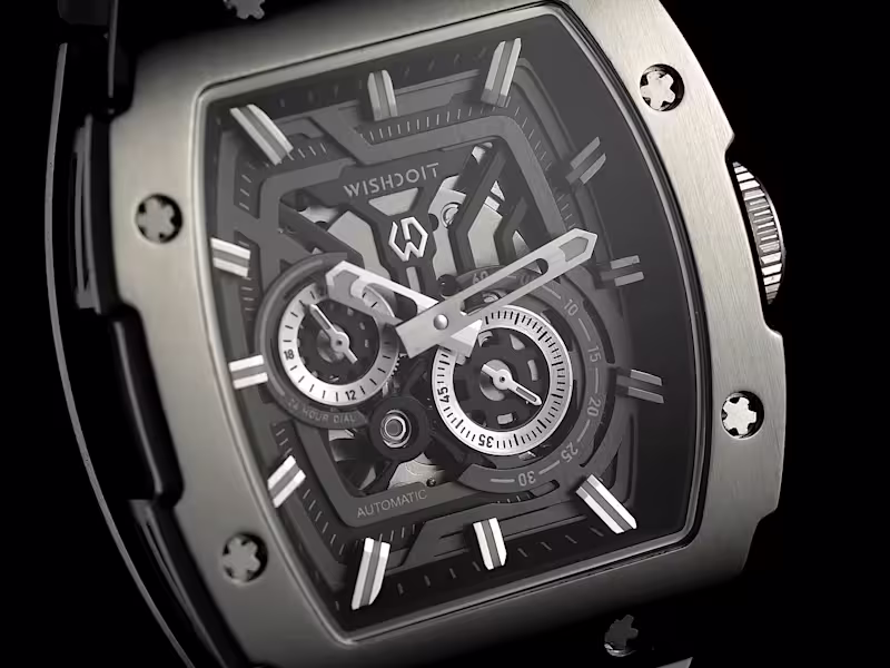 Cover image for Cinematic 3d wristwatch animation Realistic 3d watch design 