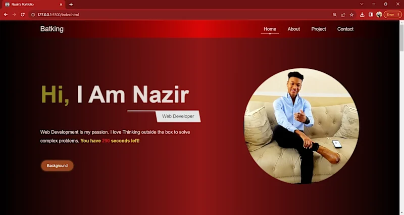 Cover image for Portfolio Website