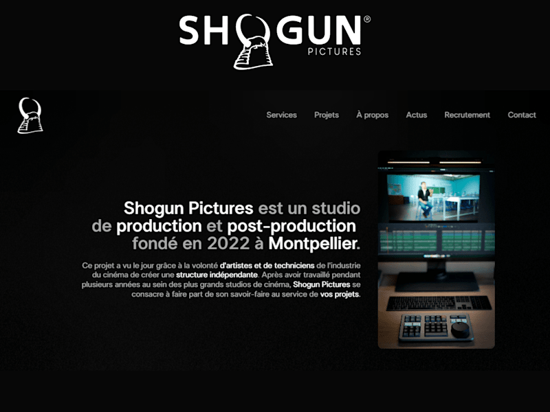 Cover image for Création et gestion du site web Shogun Pictures