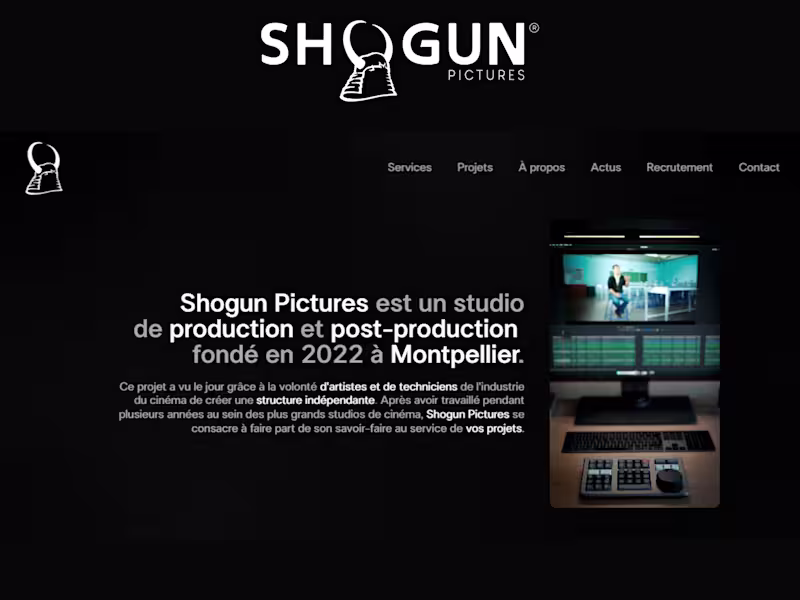 Cover image for Website Creation & Optimization for Shogun Pictures