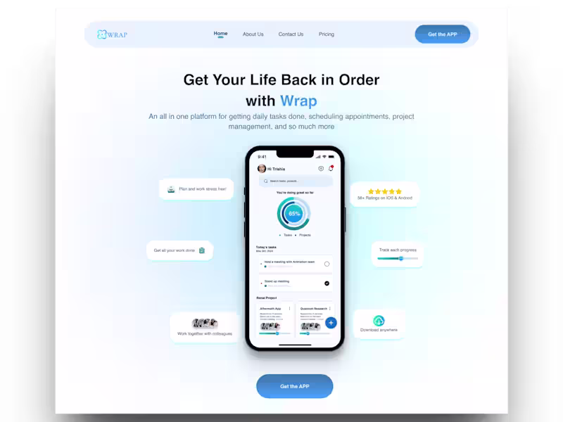 Cover image for Wrap - Figma to Framer Website Development
