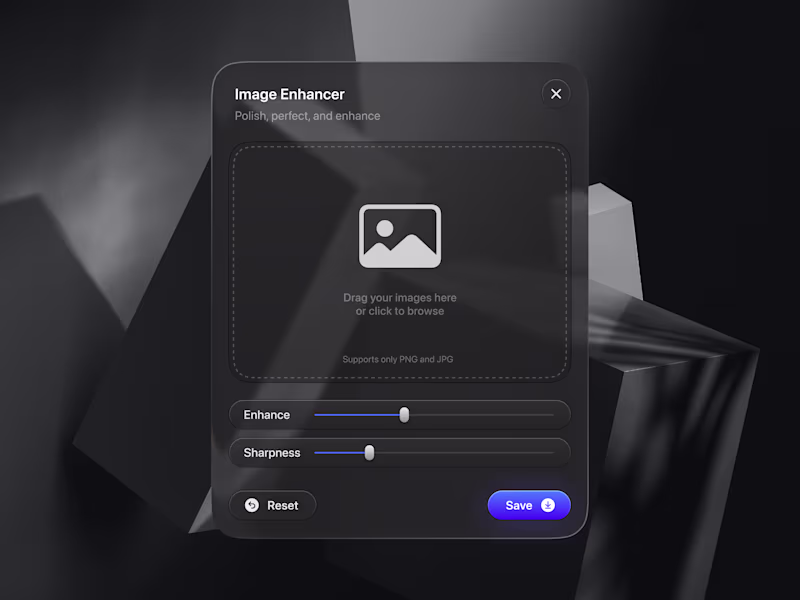Cover image for Image Enhancer Modal