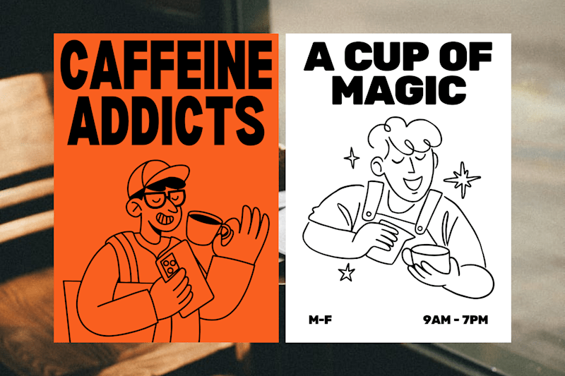 Cover image for Coffee Shop Branding and Illustration Exploration 