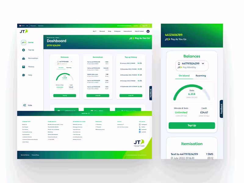Cover image for Balance Summary Redesign for eSIM Roaming