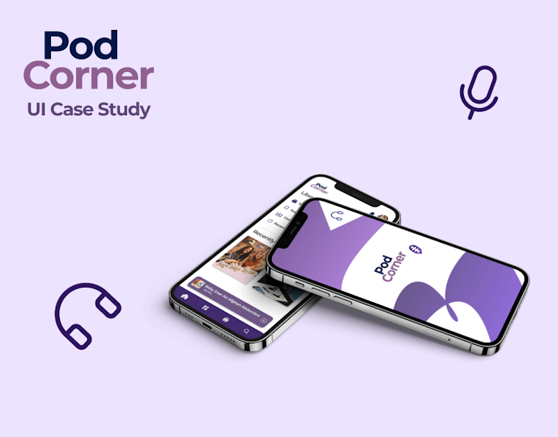 Cover image for PodCorner-UI Case Study :: Behance