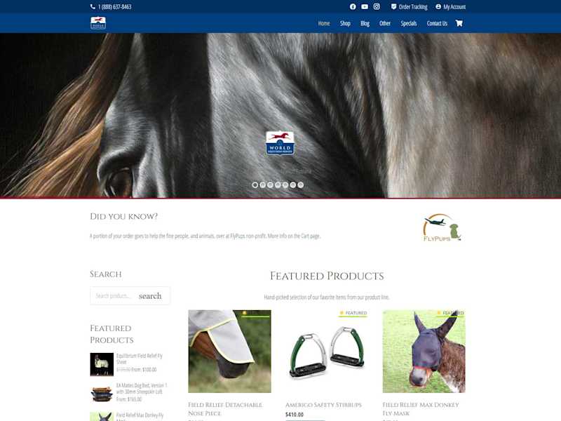 Cover image for World Equestrian Brands WordPress + WooCommerce Website