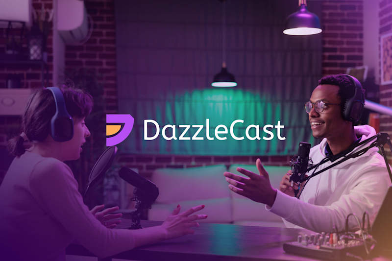 Cover image for DazzleCast - Podcast Platform Branding
