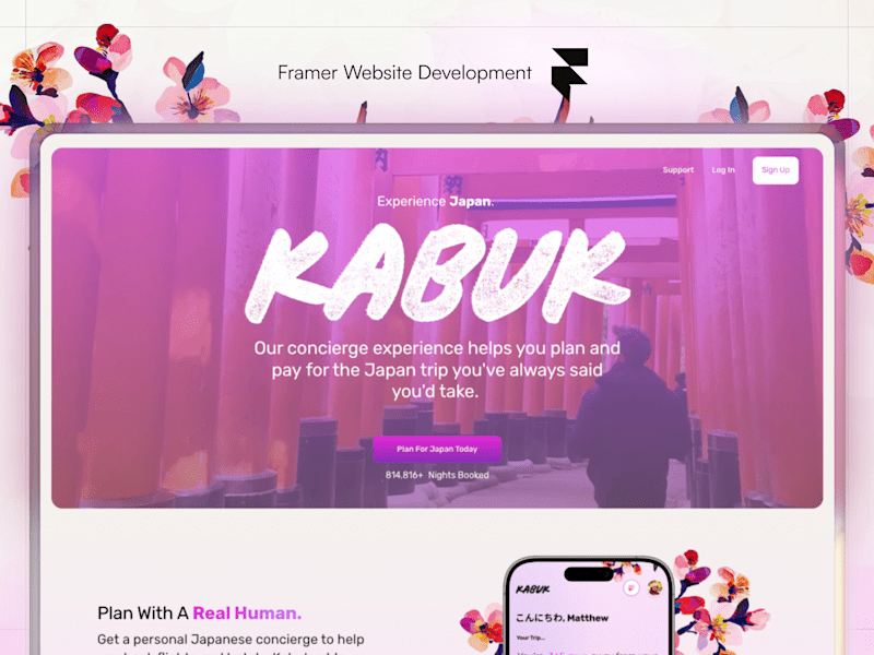 Cover image for Kabuk: 2-Day Mobile-First Framer Development