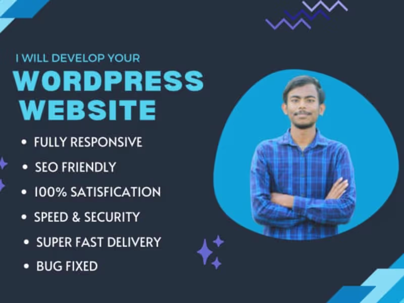 Cover image for I will WordPress Design & Development: Responsive & SEO