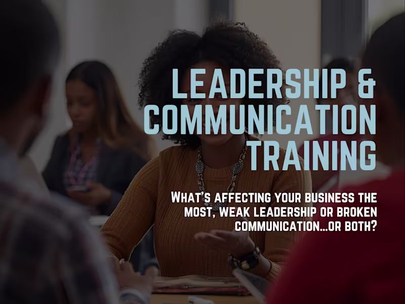 Cover image for Leadership & Communication Training