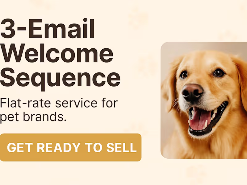 Cover image for 3-Email Welcome & Nurture Sequence (Flat $300)