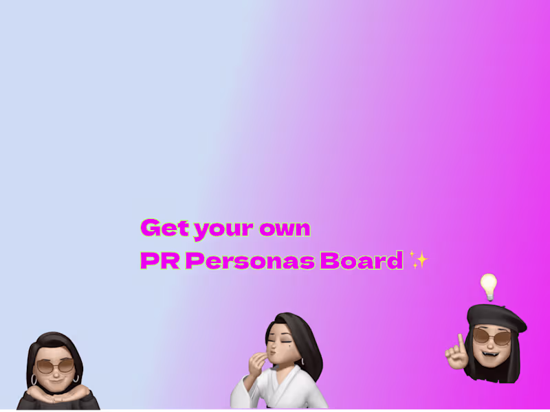 Cover image for PR Personas Board