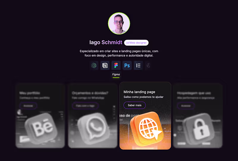 Cover image for A really cool links page I developed using Elementor + CSS +...