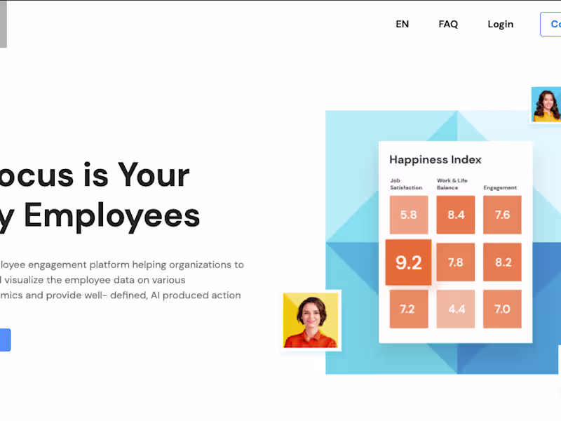 Cover image for JAVA and Spring based Employee Engagement SaaS application