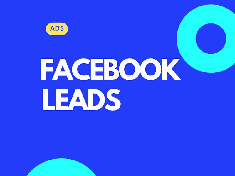 Cover image for Facebook Lead Ads 