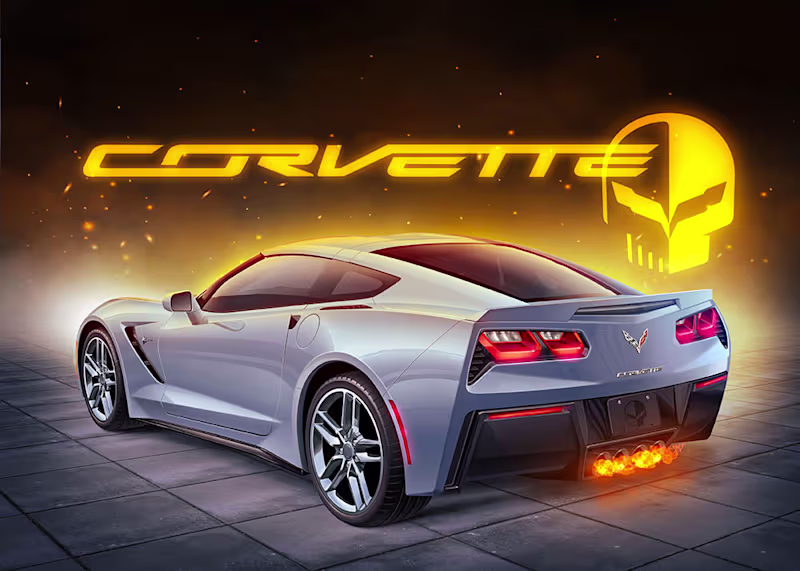 Cover image for Corvette C7 Illustration