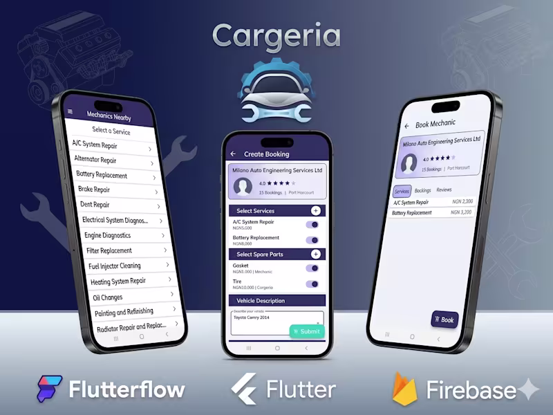 Cover image for Cargeria connects you to trusted