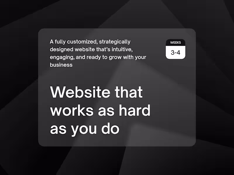 Cover image for Website Design 🌐