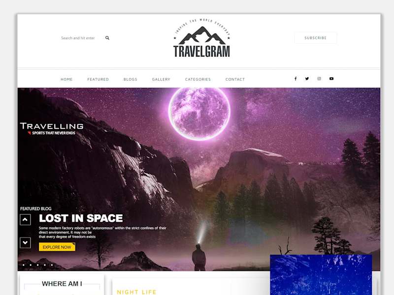 Cover image for Travel blog