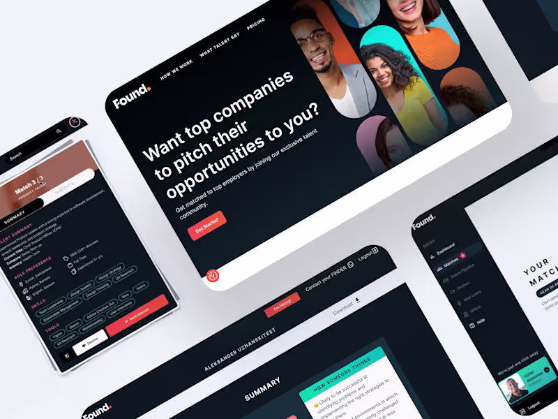 Cover image for FOUND | Digital Recruitment Platform 🇨🇭