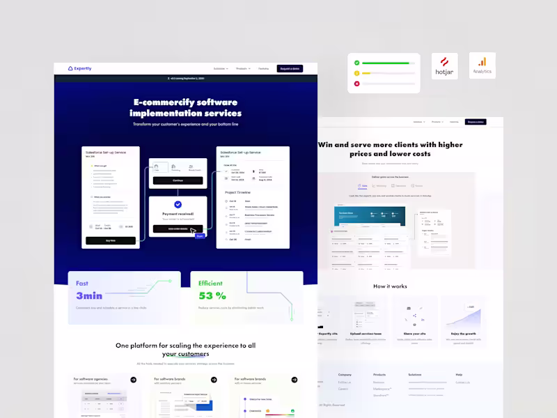Cover image for SaaS Website Design and Development (5 pages)