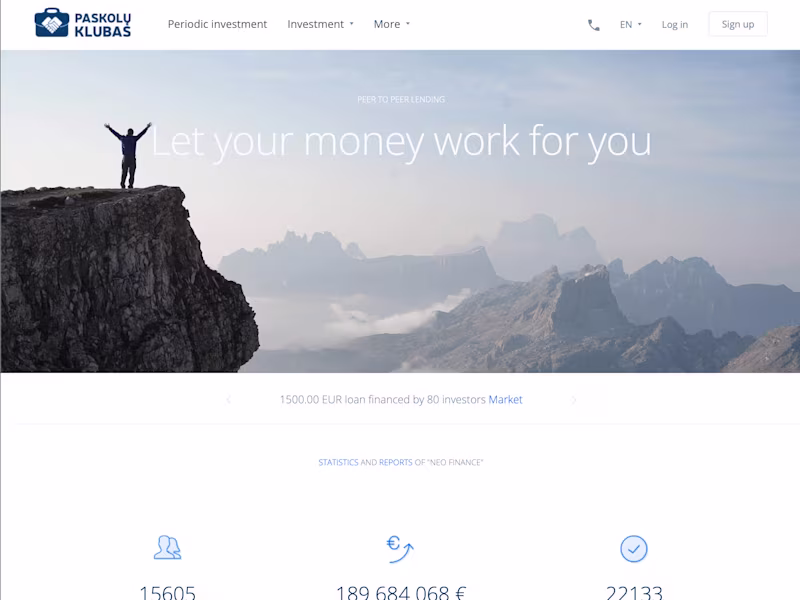 Cover image for P2P Lending platform