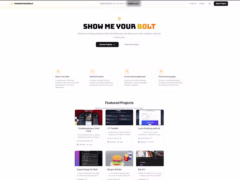 Cover image for ShowMeYourBolt.io