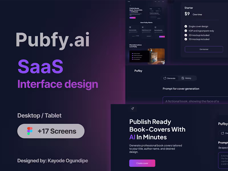 Cover image for Product Design & UI/UX for an AI-powered SaaS platform for s...