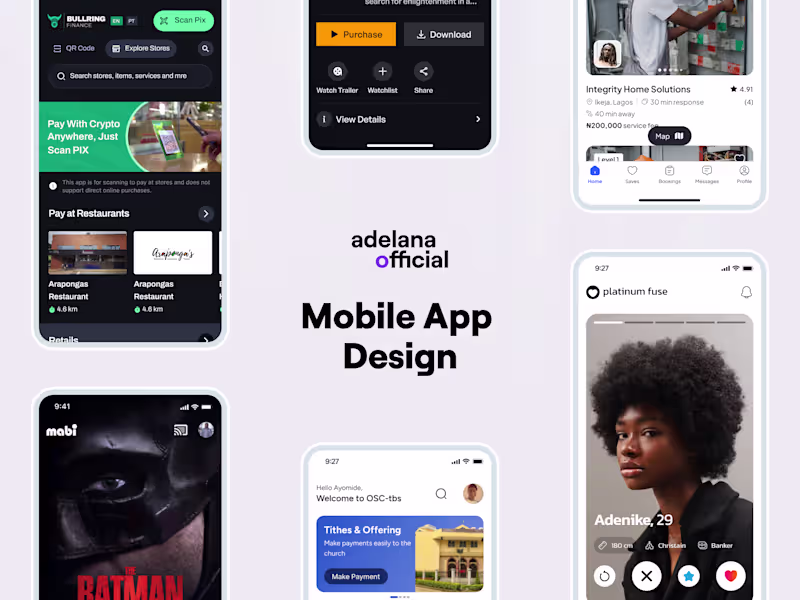 Cover image for Mobile App Design (UX/UI)