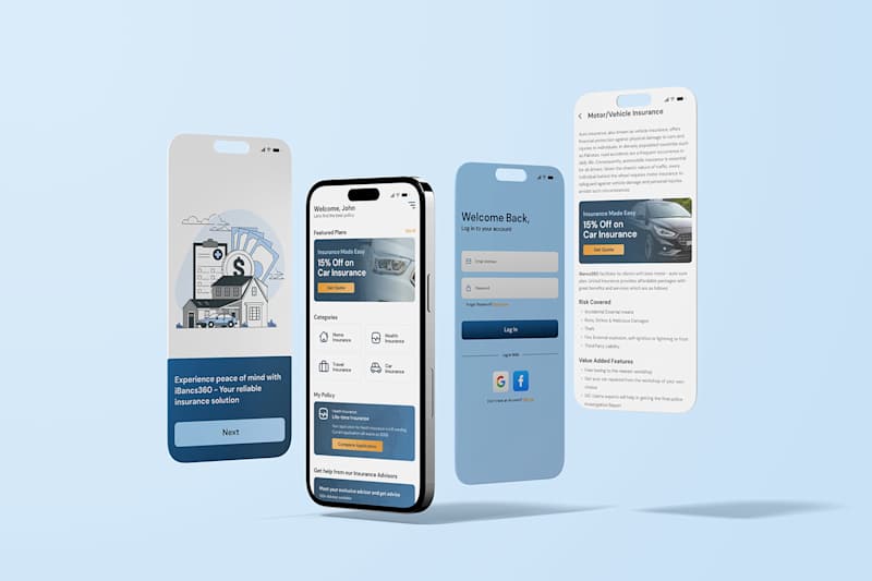 Cover image for Insurance UI Design