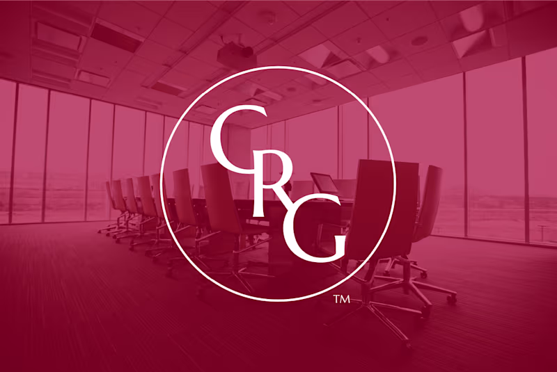 Cover image for CRG | Website Design and Content for Financial Firm